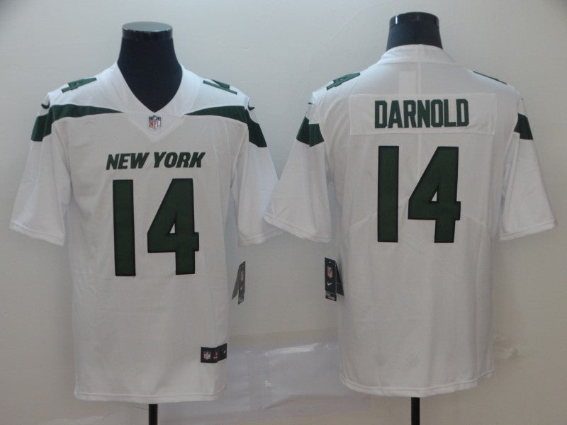 Men's New York Jets Sam Darnold #14 White Game Jerseys