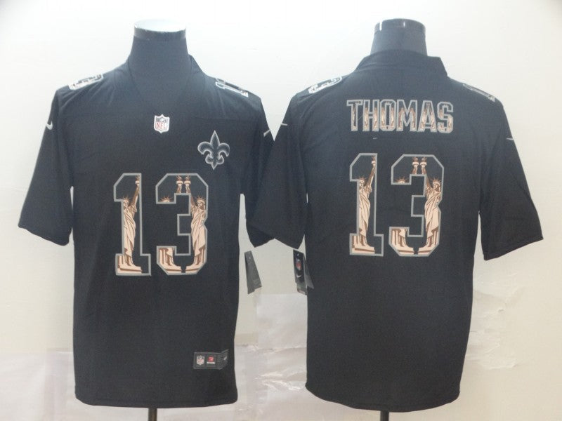 Men's New Orleans Saints Michael Thomas #13 Black Player Jerseys