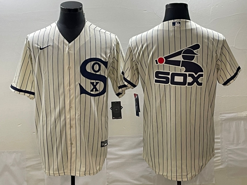 Men's Chicago White Sox Cream Replica Player Jerseys