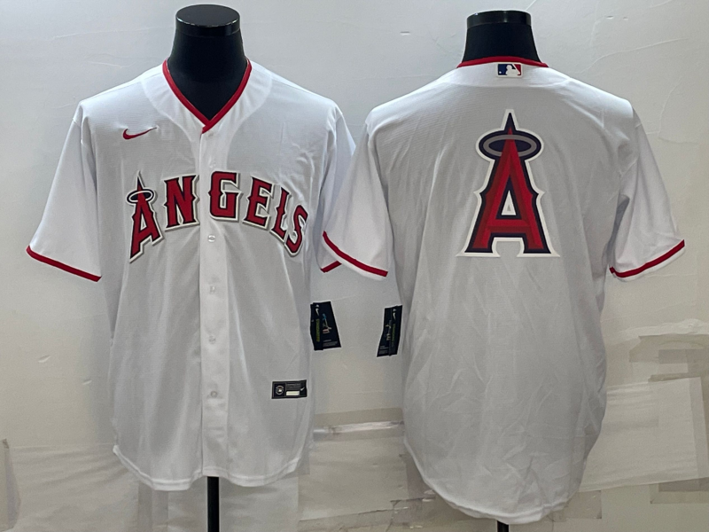 Men's Los Angeles Angels White Alternate Replica Player Jerseys