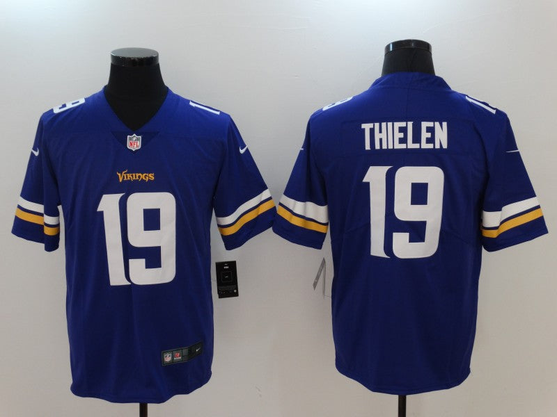 Men's Minnesota Vikings #19 Adam Thielen Purple Jerseys