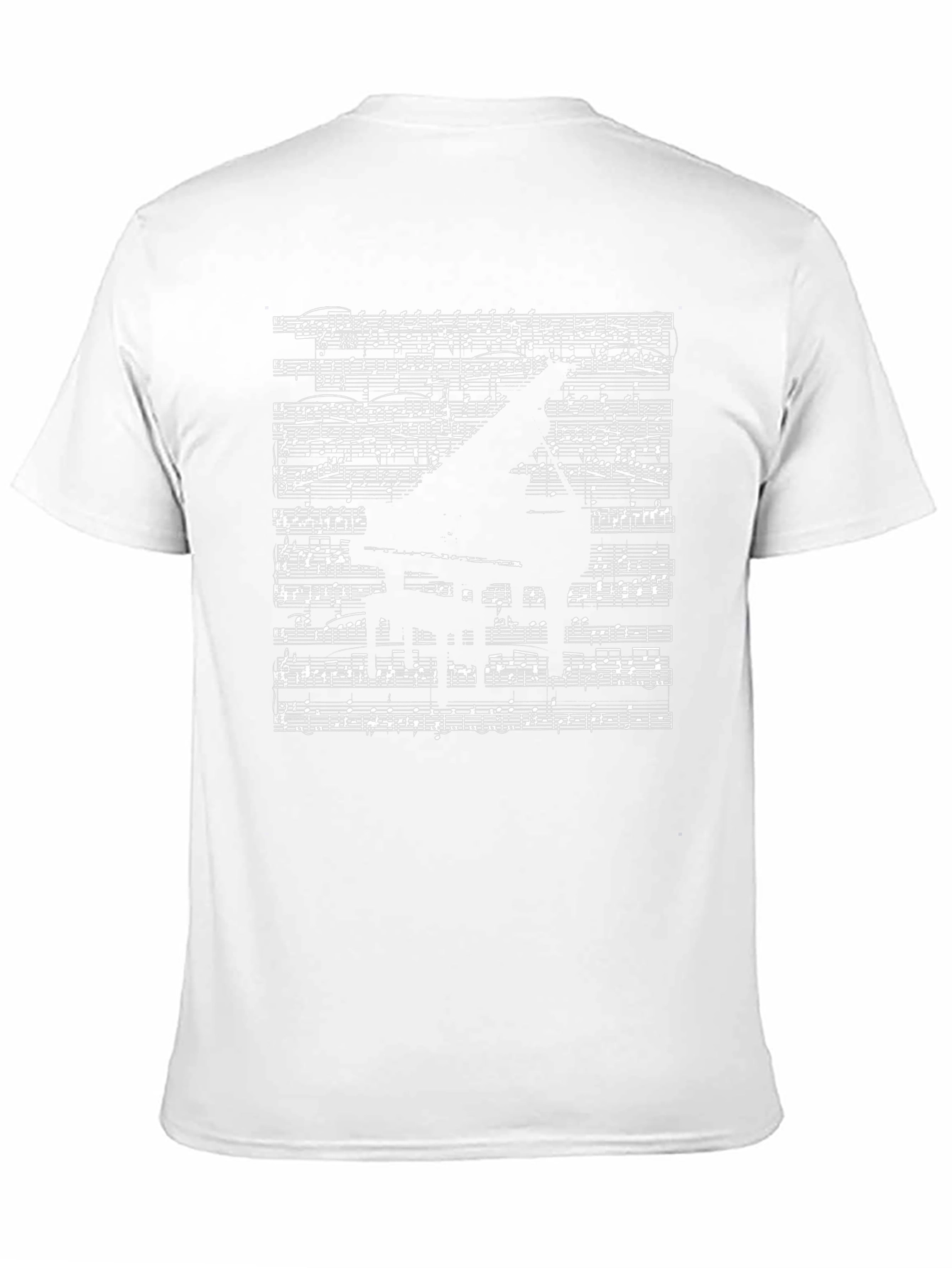 Musical Piano Sheet Music Graphic T-Shirt