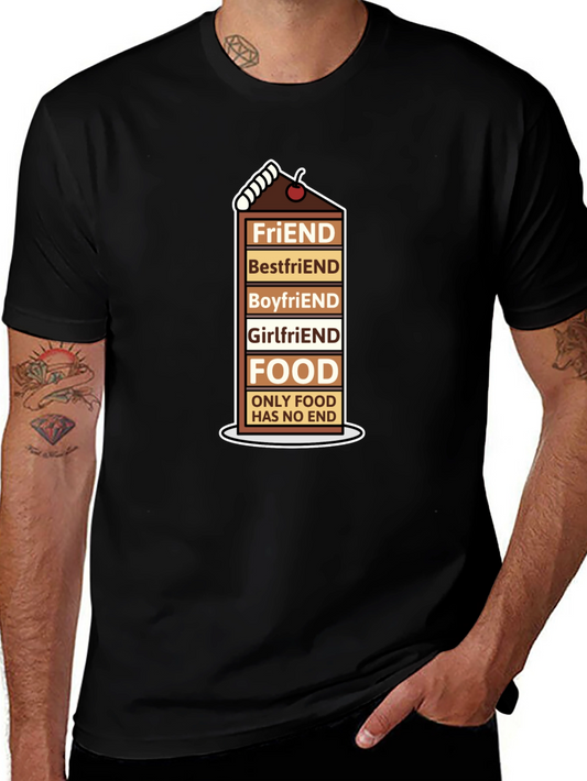 Foodie Humor T-Shirt - Friends Food Forever