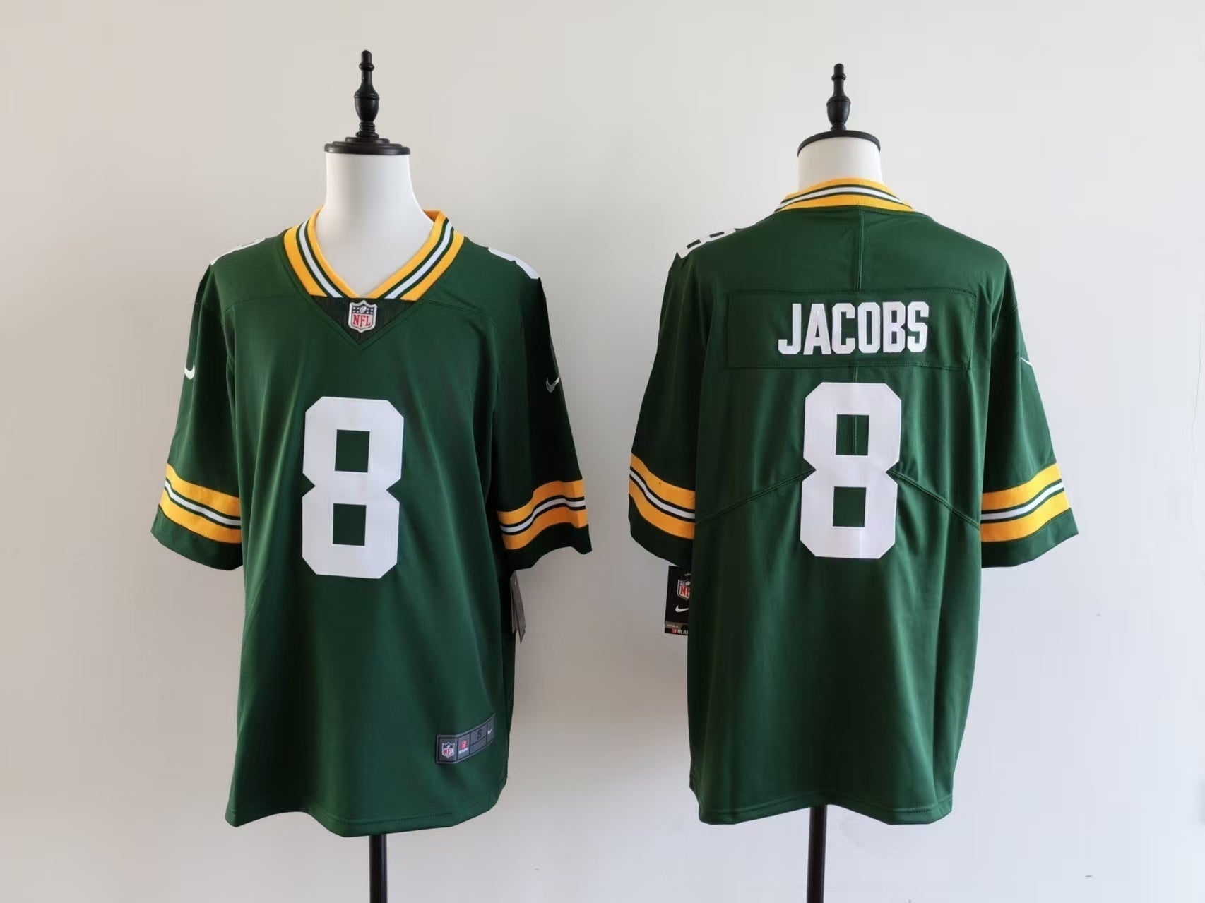 Men's Green Bay Packers Josh Jacobs Nike Jersey -  Green