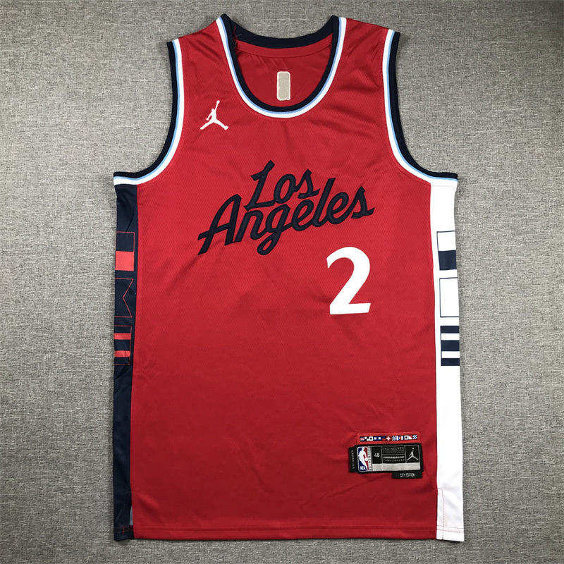 Men's LA Clippers Kawhi Leonard #2 Red Swingman Jerseys