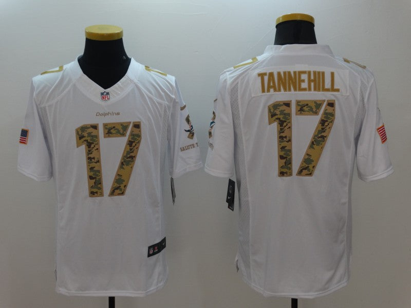 Men's Miami Dolphins Ryan Tannehill #17 White Game Jerseys