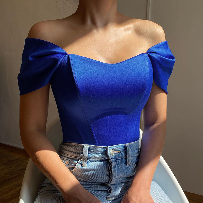 Casual Top Fishbone Corset Tube Top Vest And Should