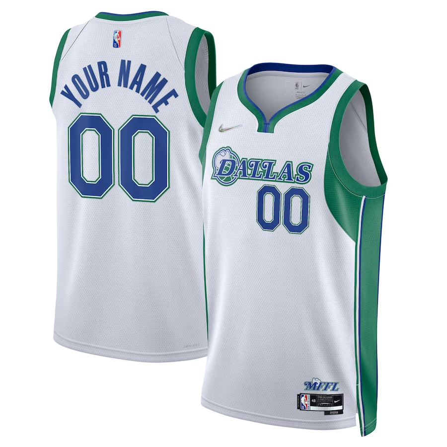 Men's Dallas Mavericks White 2021/22 Swingman Custom Jerseys - City Edition