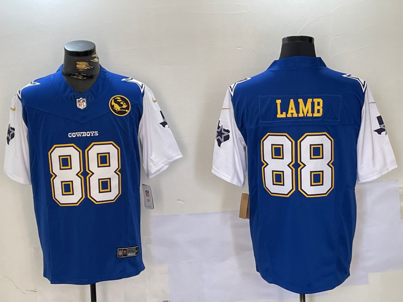 Men's Dallas Cowboys CeeDee Lamb #88 Royal Game Player Jerseys