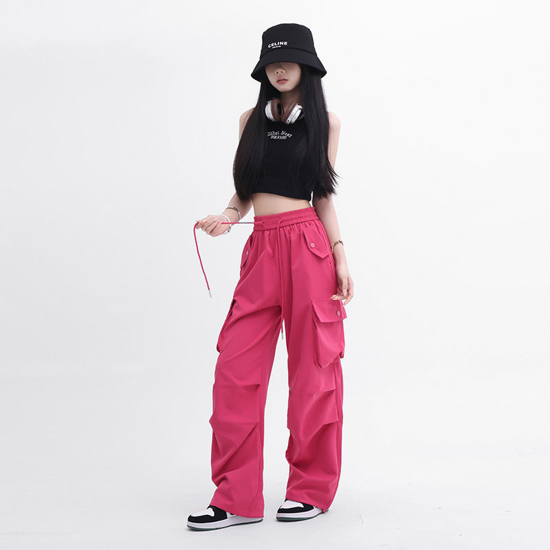 Fashionable Pants Korean Style Niche Drapey Cargo Pants Fo