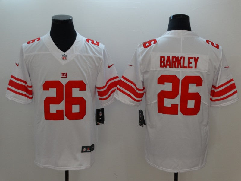 Men's New York Giants #26 Saquon Barkley Jerseys White