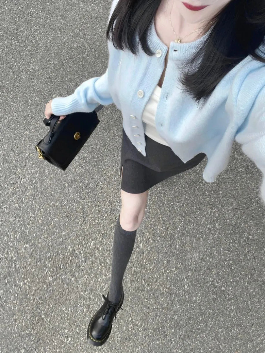 Versatile Cardigan Short Outerwear Cardigan Top For Women