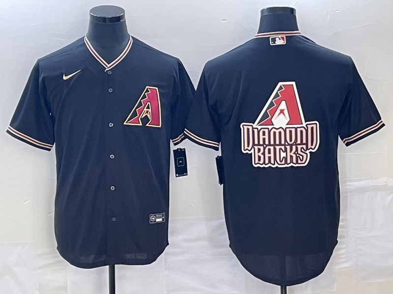 Men's Arizona Diamondbacks Black Replica Player Jerseys