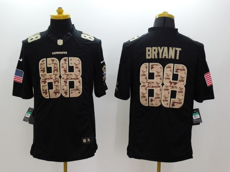 Men's Dallas Cowboys Dez Bryant #88 Black Player Game Jerseys