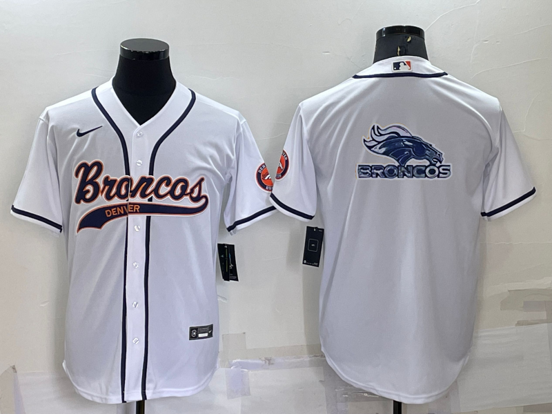 Men's Denver Broncos White Game Jerseys