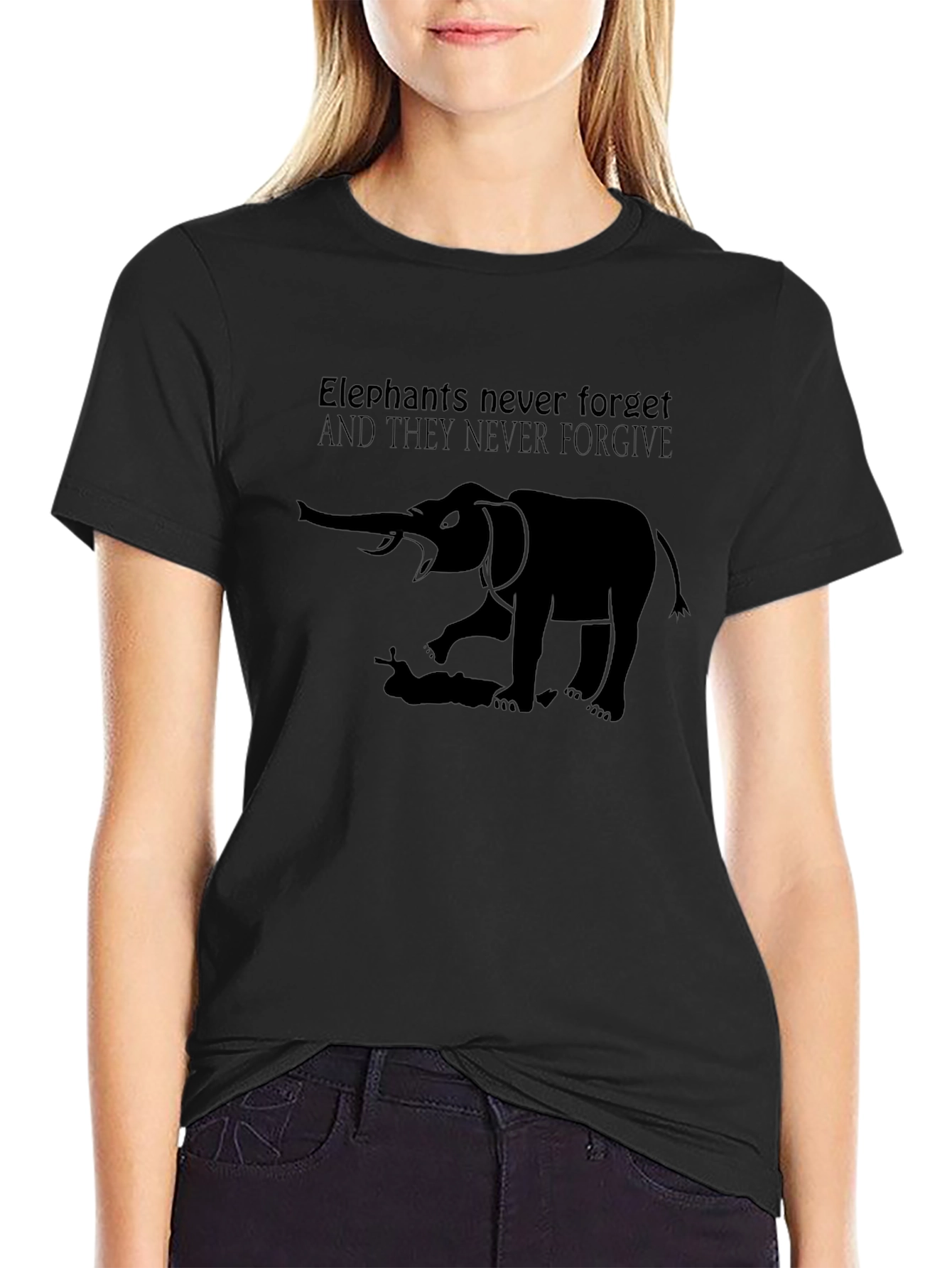 Elephant Never Forget Graphic Tee