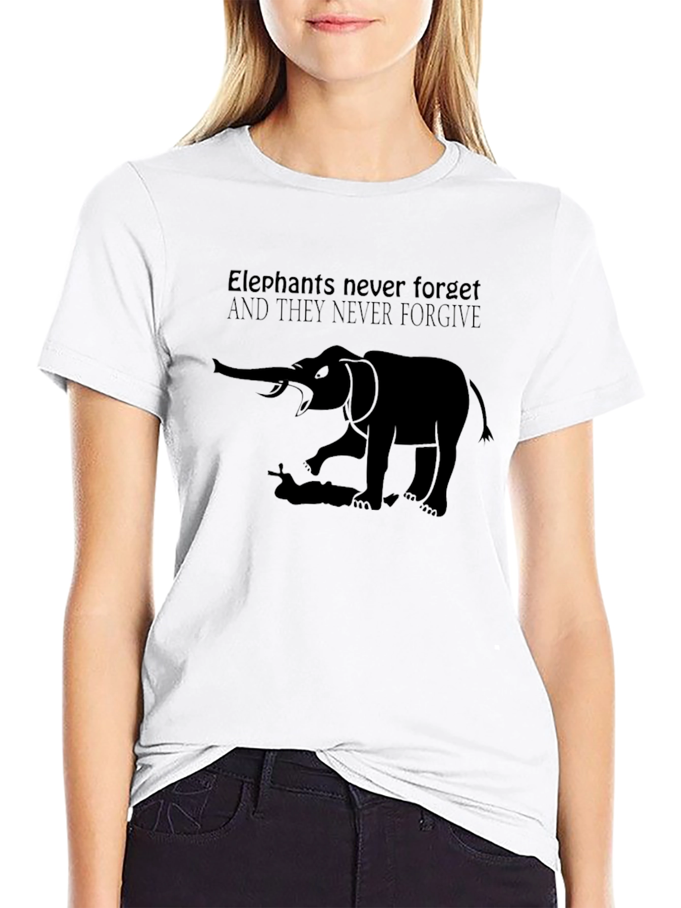 Elephant Never Forget Graphic Tee
