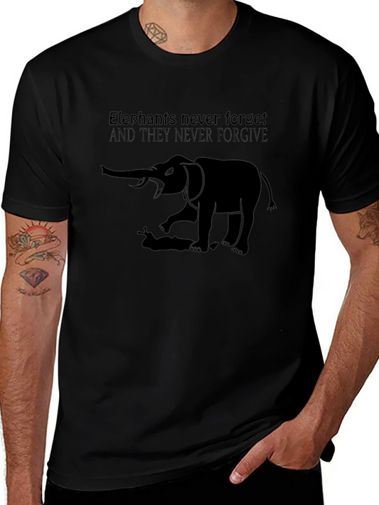 Elephant Never Forget Graphic Tee