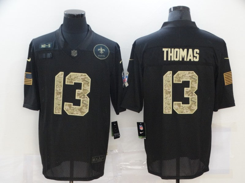 Men's New Orleans Saints #13 Michael Thomas Black Game Player Jerseys