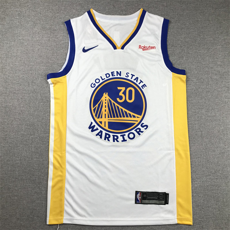 Men's Golden State Warriors Stephen Curry #30 White 2022/23 Swingman Jerseys - Association Edition