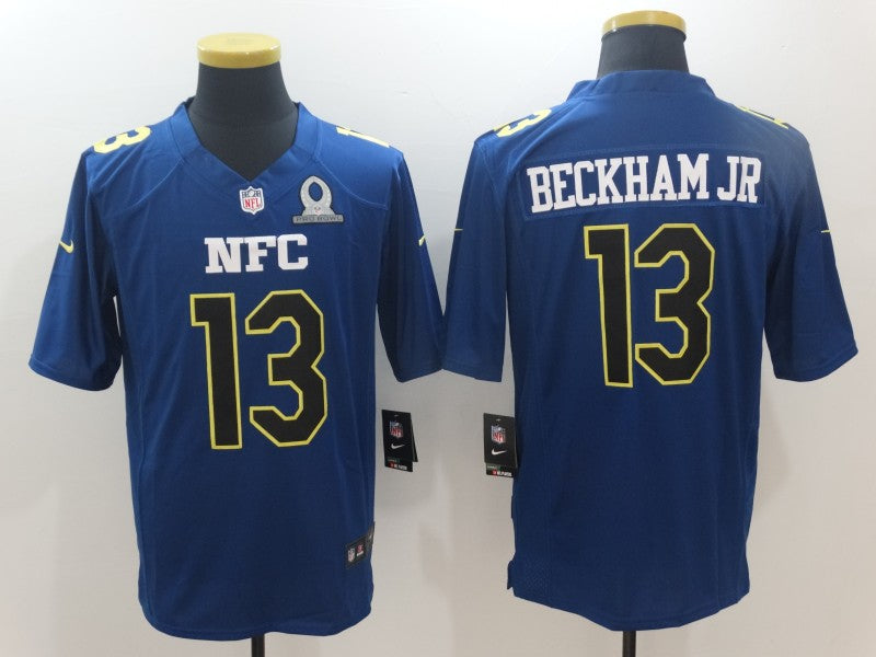 Men's New York Giants Odell Beckham Jr. #13 Blue Game Player Jerseys