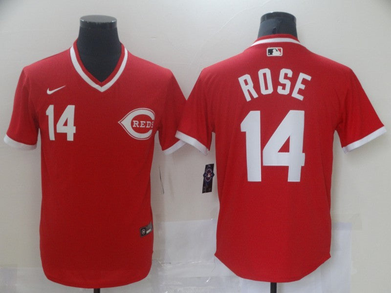 Men's Cincinnati Reds Pete Rose #14 Red Player Jerseys