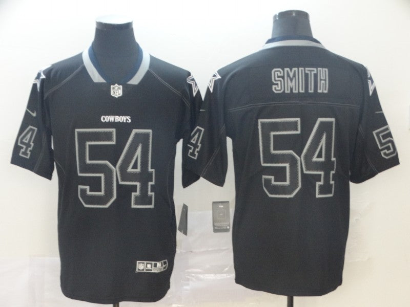 Men's Dallas Cowboys Jaylon Smith #54 Black Game Team Jerseys