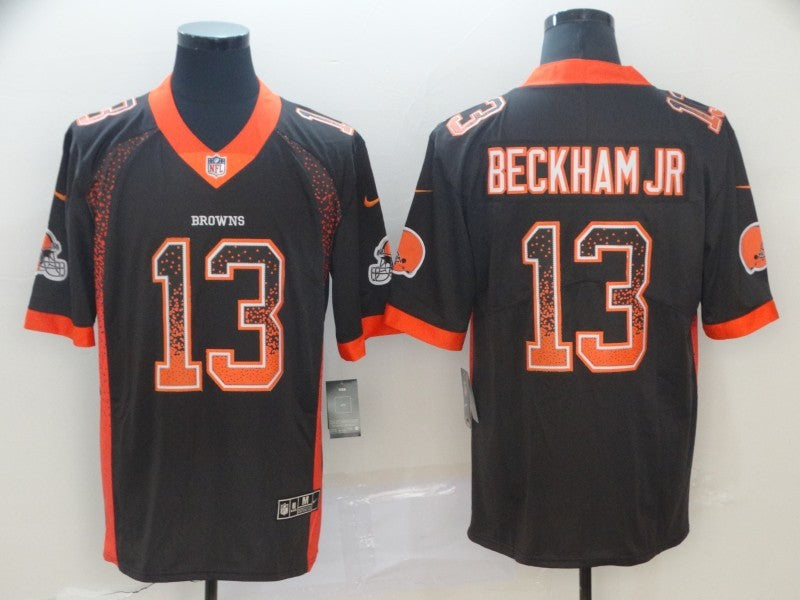 Men's Cleveland Browns Odell Beckham Jr. #13 Brown Player Jerseys