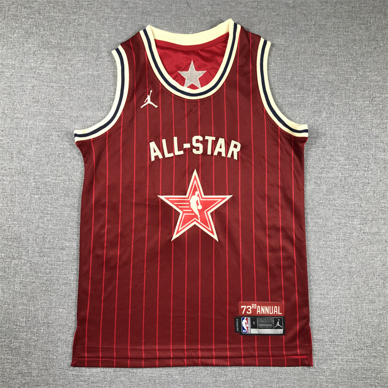 Men's Dallas Mavericks Luka Doncic #77 Red 2024 NBA All-Star Game Swingman Jerseys