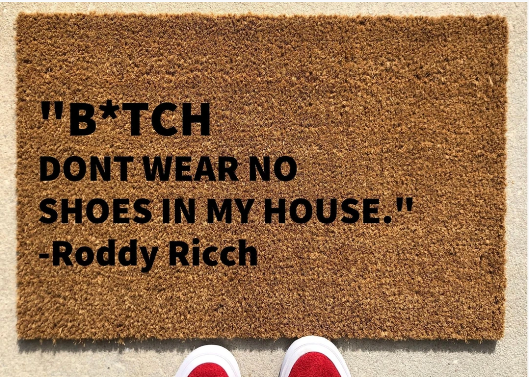 Roddy Ricch Doormat – Designed for Modern Living