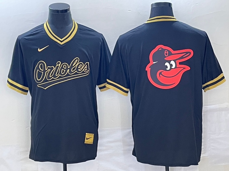 Men's Baltimore Orioles Black Replica Player Jerseys
