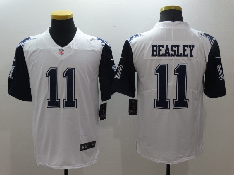 Men's Dallas Cowboys Cole Beasley #11 White Game Player Jerseys