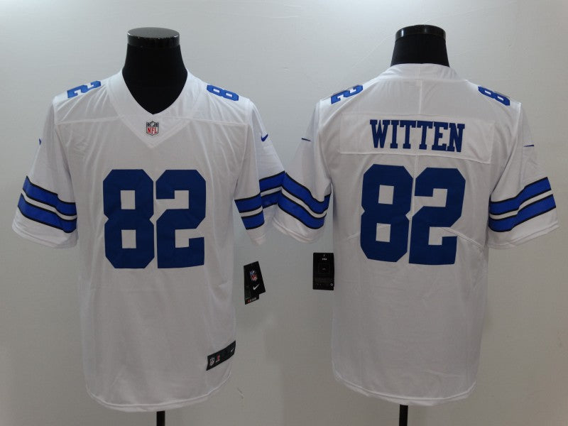 Men's Dallas Cowboys Jason Witten #82 White Fashion Game Jerseys