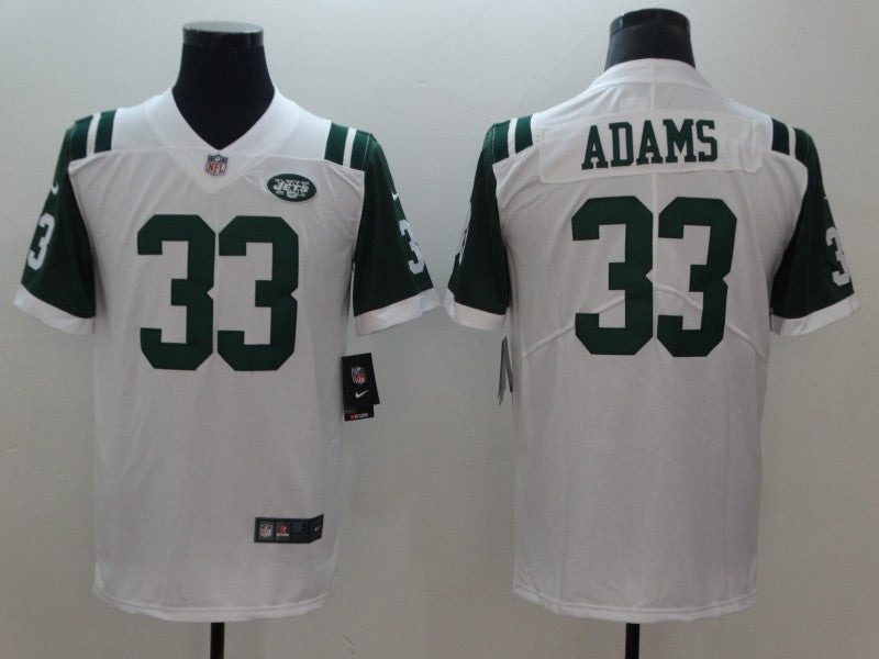 Men's New York Jets Jamal Adams #33 White Game Player Jerseys