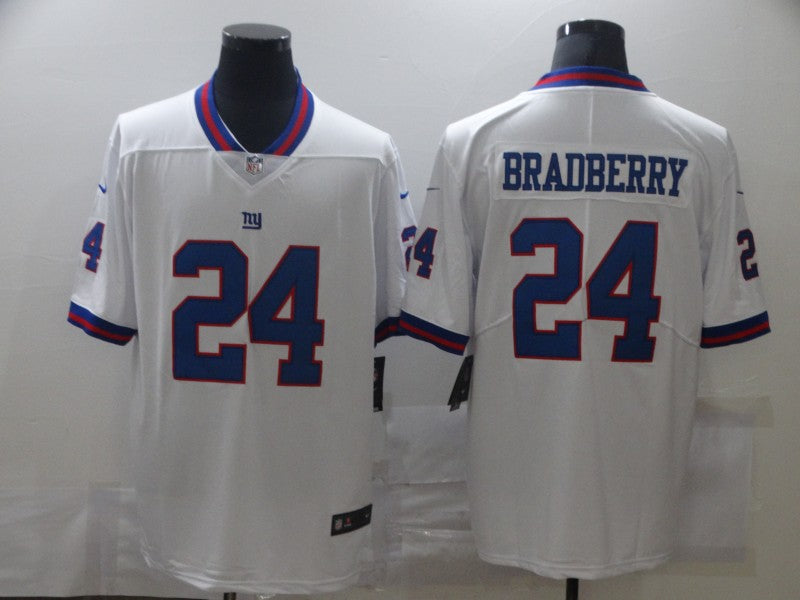 Men's New York Giants James Bradberry #24 White Game Jerseys