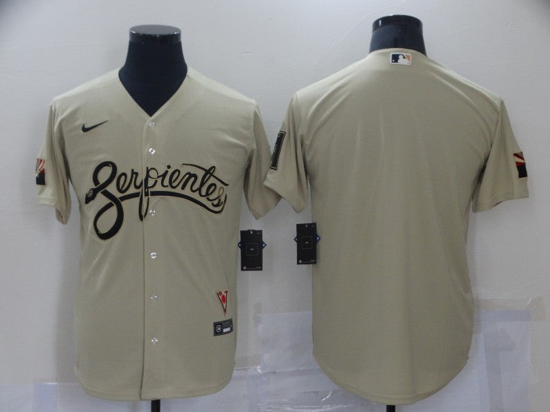 Men's Arizona Diamondbacks Sand City Connect Replica Blank Jerseys