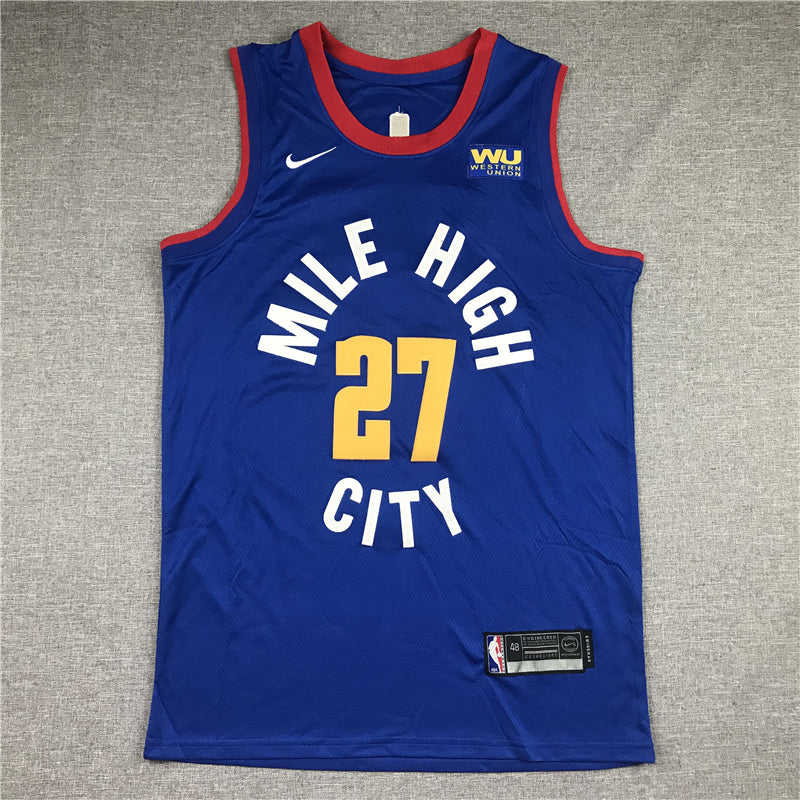 Men's Denver Nuggets Jamal Murray Blue 2020/21 Swingman Player Jerseys