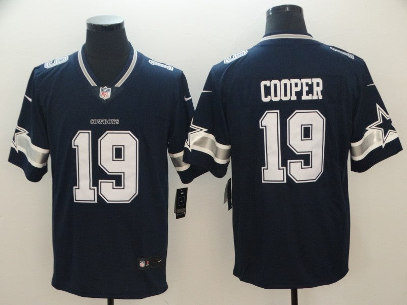 Men's Dallas Cowboys Amari Cooper #19 Navy Game Player Jerseys