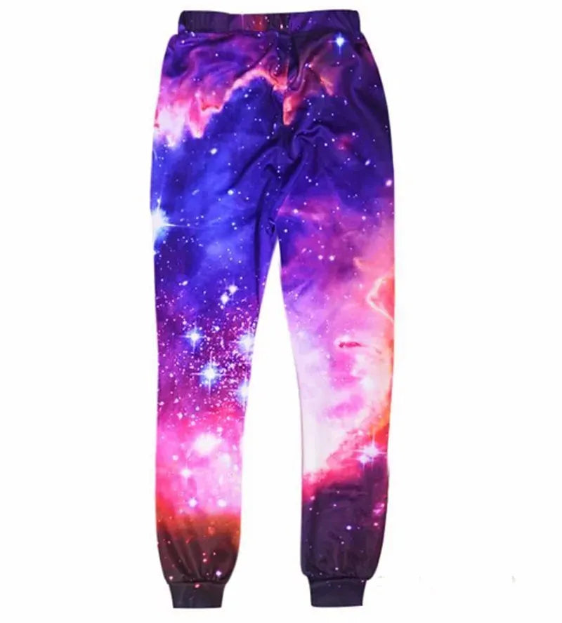 Fashionable Printed Apparel 3D printed couple men and women trousers
