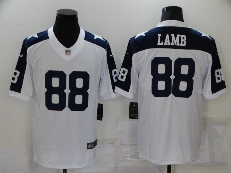 Men's Dallas Cowboys CeeDee Lamb #88 White Player Game Jerseys