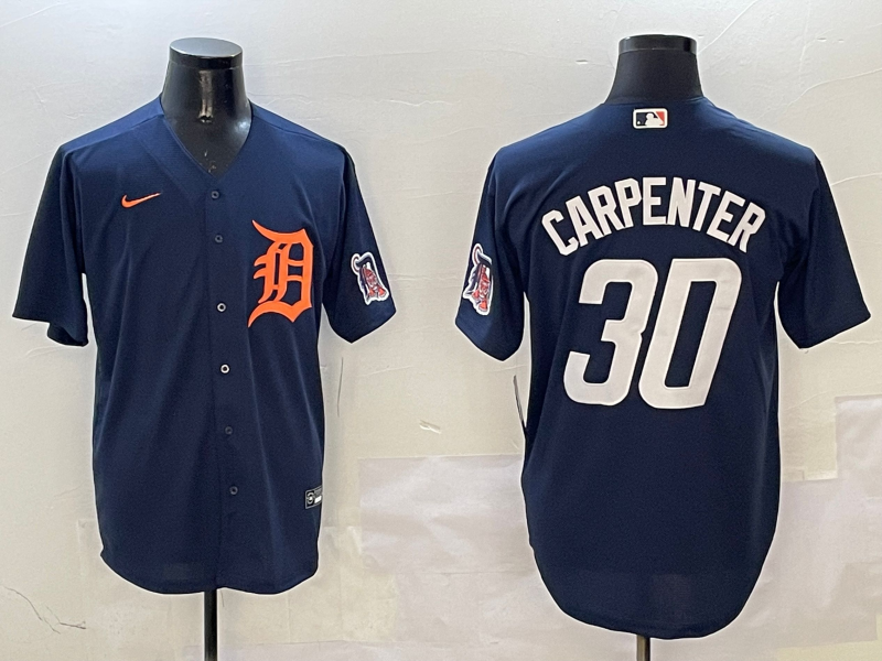 Men's Detroit Tigers Kerry Carpenter #30 Navy Limited Player Jerseys