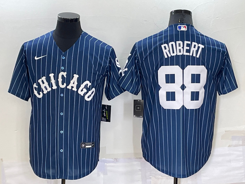 Men's Chicago White Sox Luis Robert #88 Blue Replica Baseball Jerseys