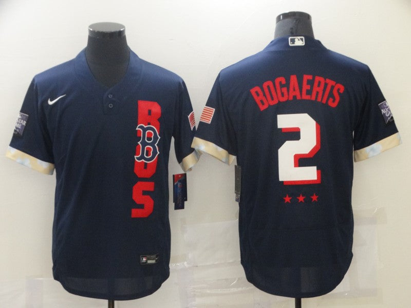 Men's Boston Red Sox Xander Bogaerts #2 Navy All Star Player Jerseys