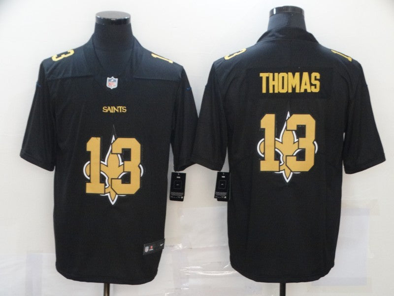 Men's New Orleans Saints #13 Michael Thomas Black Alternate Game Jerseys