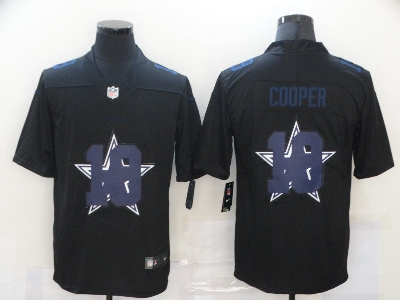 Men's Dallas Cowboys #19 Amari Cooper Black Authentic Game Jerseys