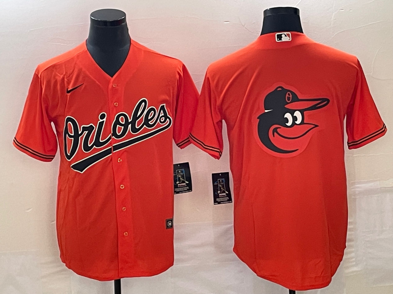 Men's Baltimore Orioles Orange Alternate Replica Player Jerseys