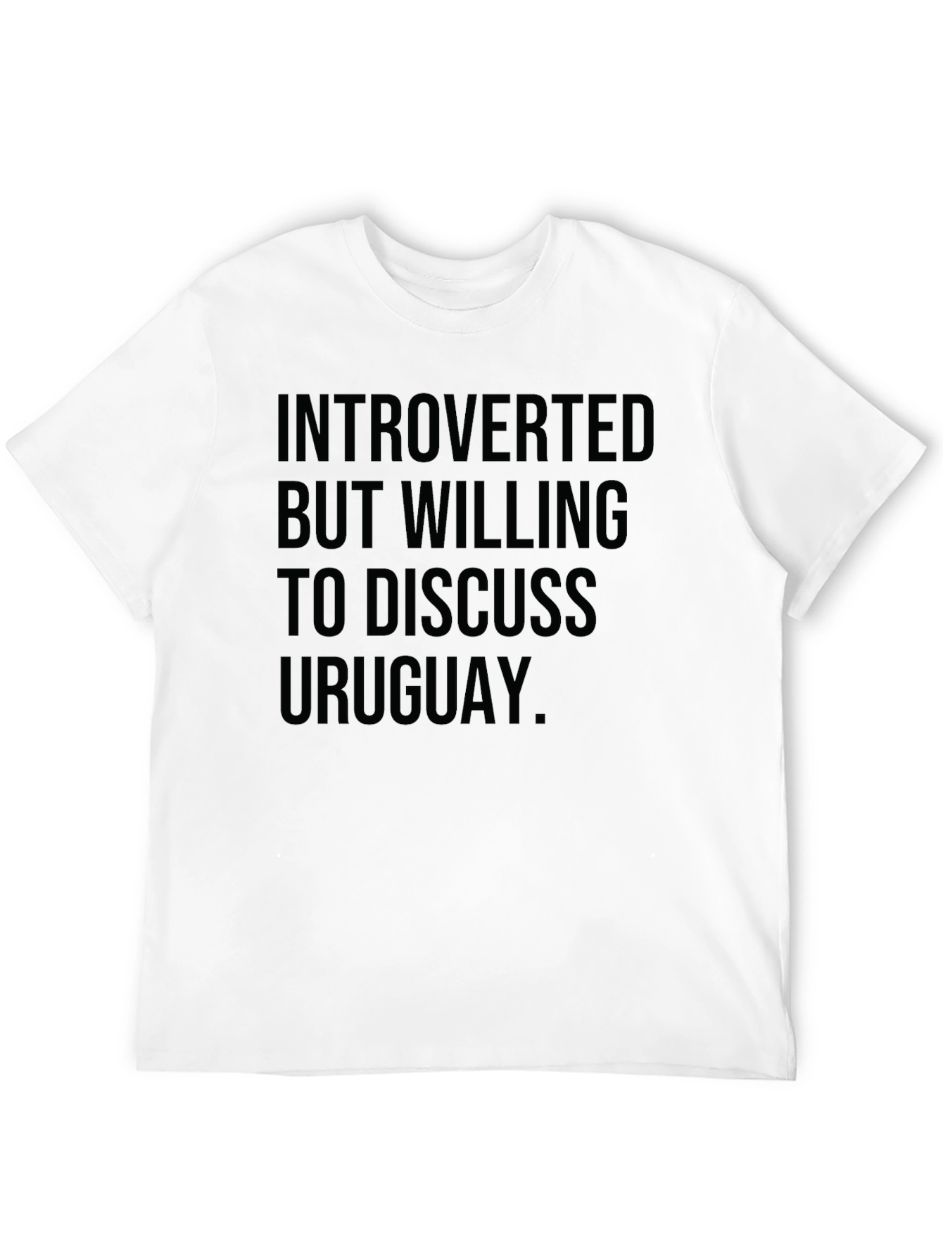 Introverted Uruguay T-Shirt - Soft Cotton Tee
