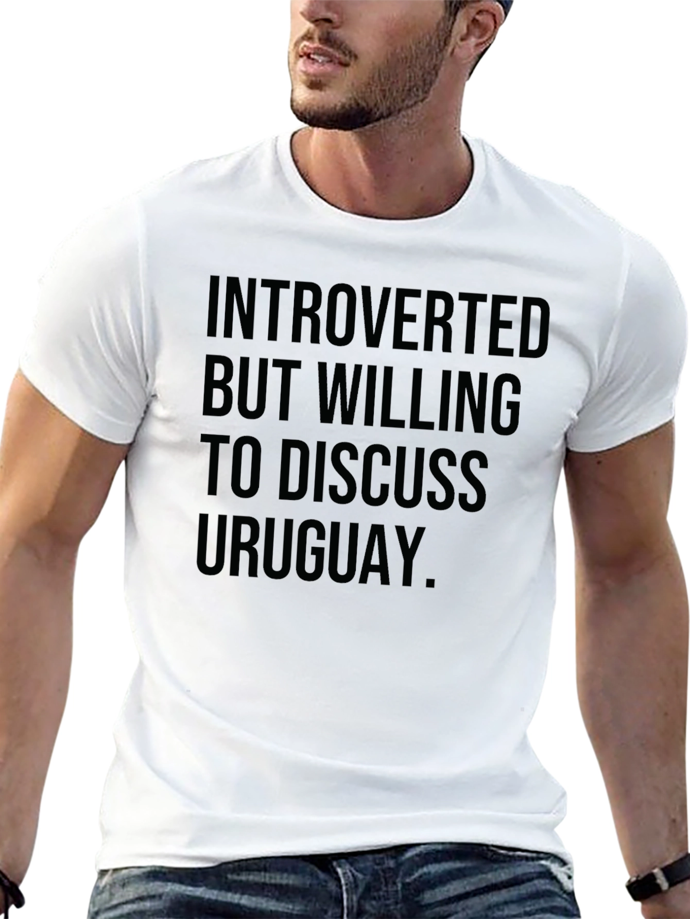 Introverted Uruguay T-Shirt - Soft Cotton Tee
