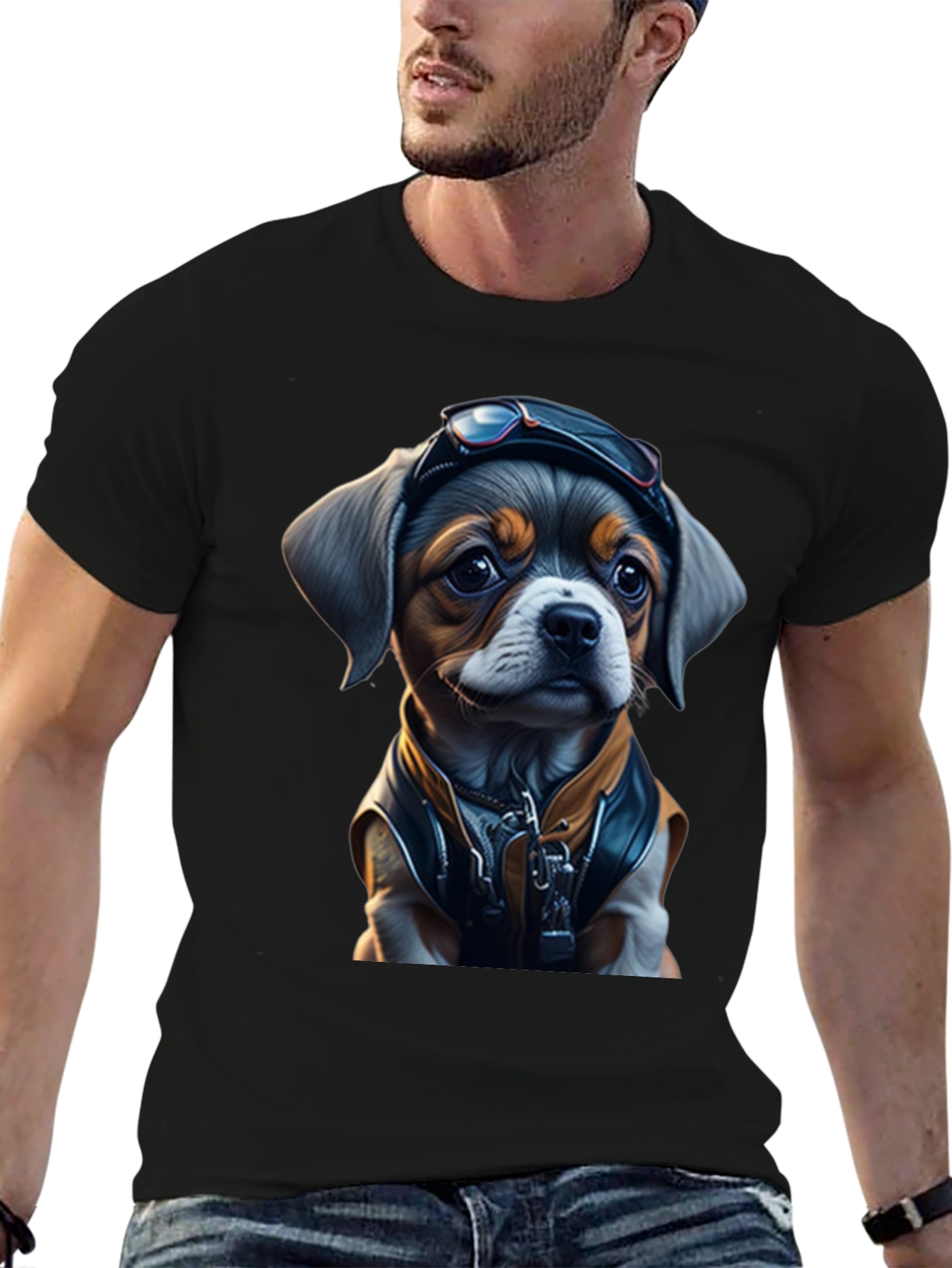 Cool Pup Tee: Pilot Dog Design