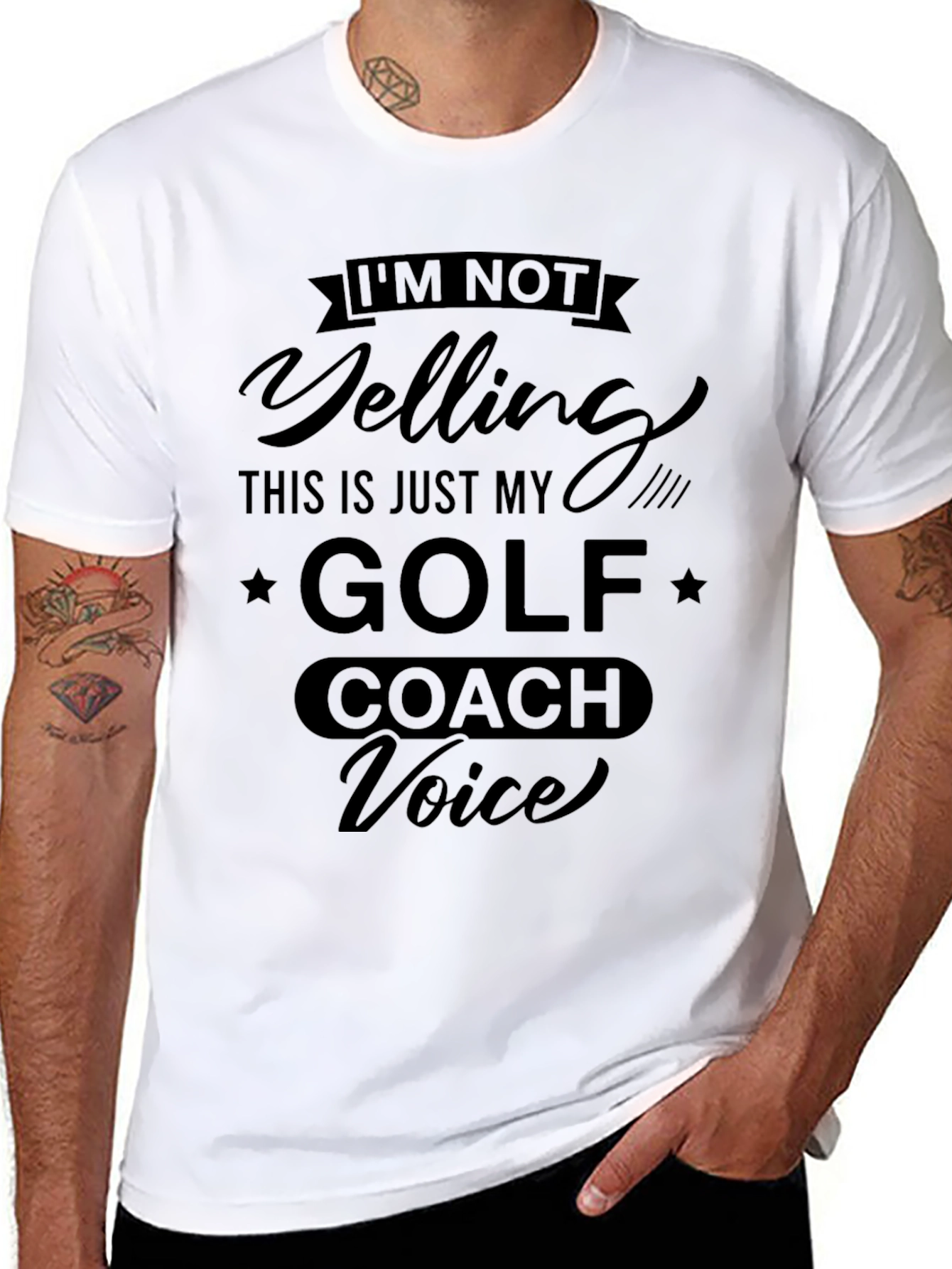 Funny Golf Coach Voice T-Shirt